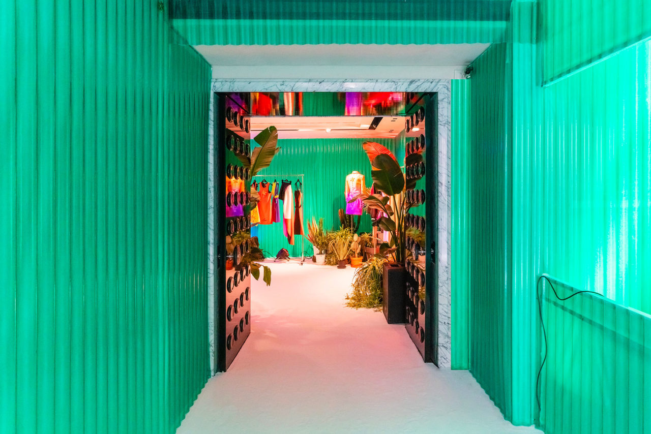 Fausto Puglisi popup milan entrance studioboom architetti